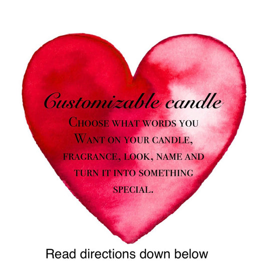 Customizable candle